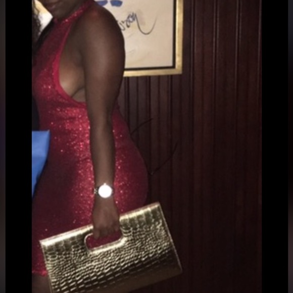 Red sparkle dress - Picture 1 of 10